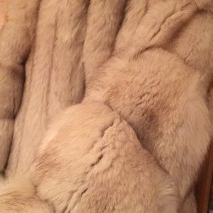 Silver Fox Full Length Fur Coat